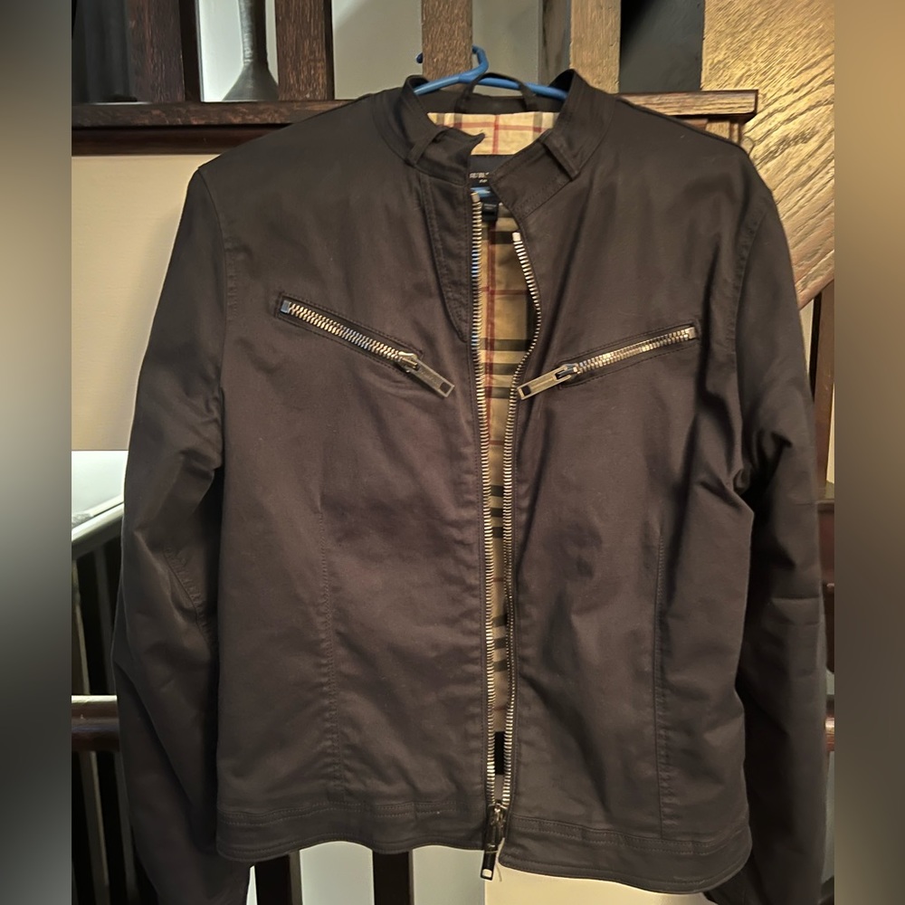 Burberry black Motto jacket